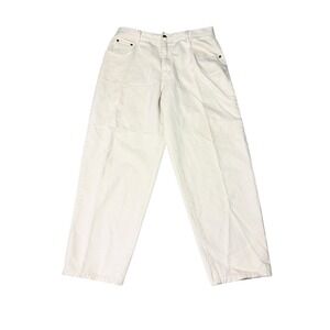Vintage Structure‎ Jeans Authentic Denim Cream Wide Leg Pants 34X28